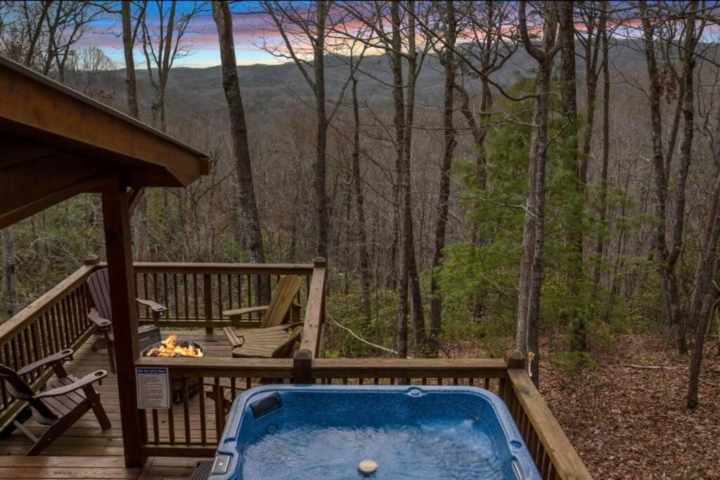 Lil Slice Of Heaven - Perfect Views-Hot Tub-Wine Villa Blue Ridge Exterior foto