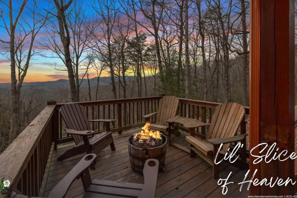 Lil Slice Of Heaven - Perfect Views-Hot Tub-Wine Villa Blue Ridge Exterior foto